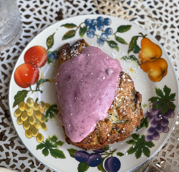 Keto Low Carb Blueberry - Lemon Scones – ExtraWhiteGold