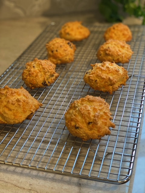 Keto Biscuits with Olives