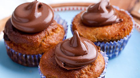 Cupcakes With Chocolate Ganache