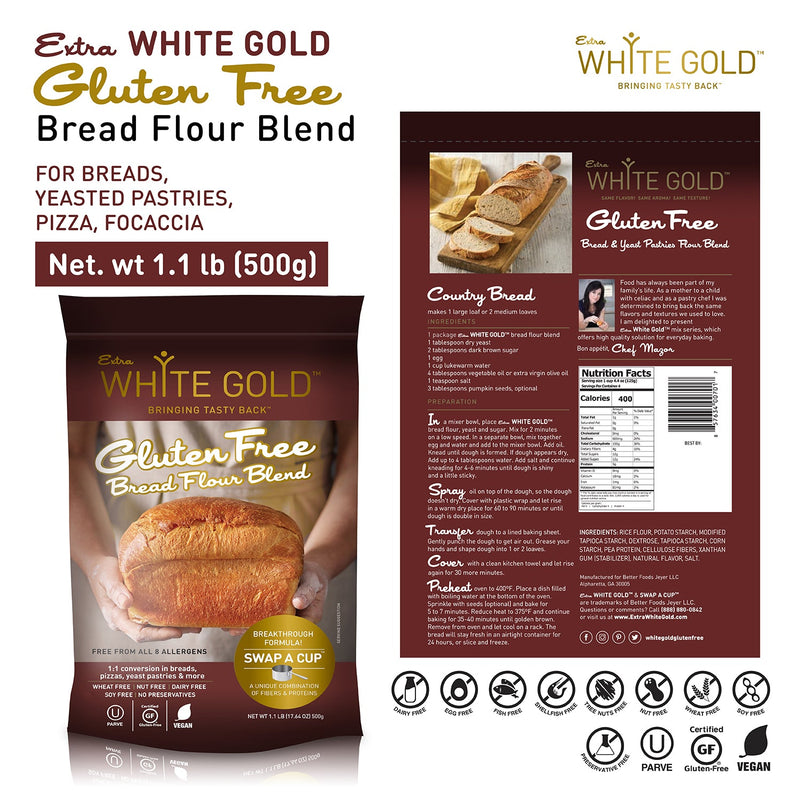 Gluten Free, Allergen Free Certified Premium Baking Mixes  Combo: Vanilla  & Chocolate Cake mix