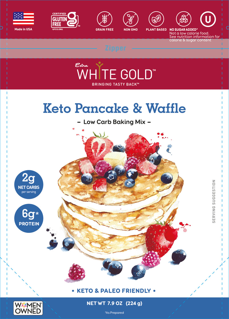 Low Carb Keto Pancake & Waffle Mix